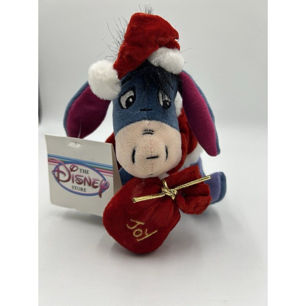 Winnie the Pooh Christmas Eeyore as Santa Joy Plush with Tags Disney‎ Store